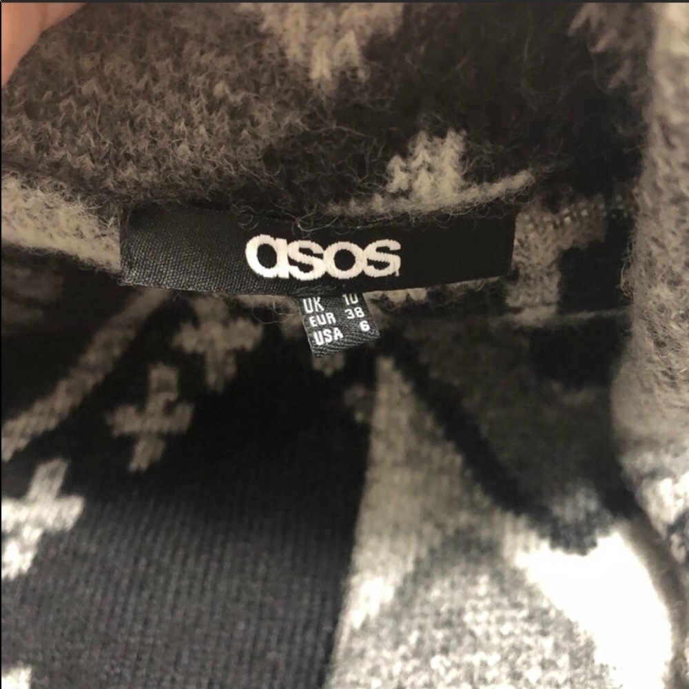 ASOS Wool Fall/Spring Waterfall Coat - Picture 3 of 6
